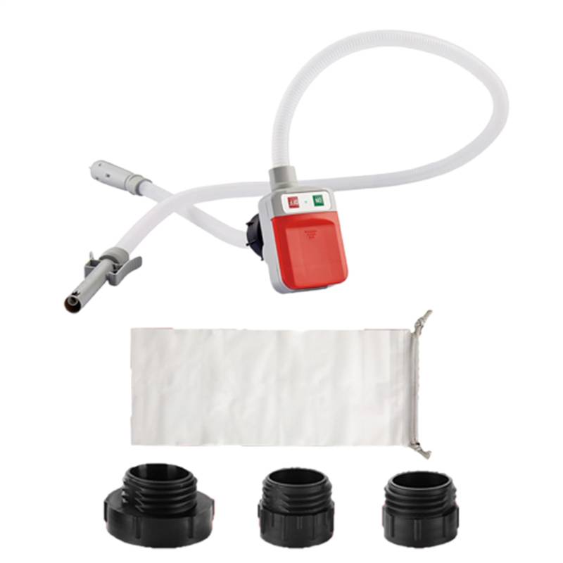 Flüssigkeits Transfer Pumpe | Motorrad-Flüssigkeitspumpe Set | Akkubetriebene Förderpumpe mit Auto-Stopp-Sensor & Extralangem Schlauch für Fahrzeuge, Boote, LKWs und Motoren von Generic