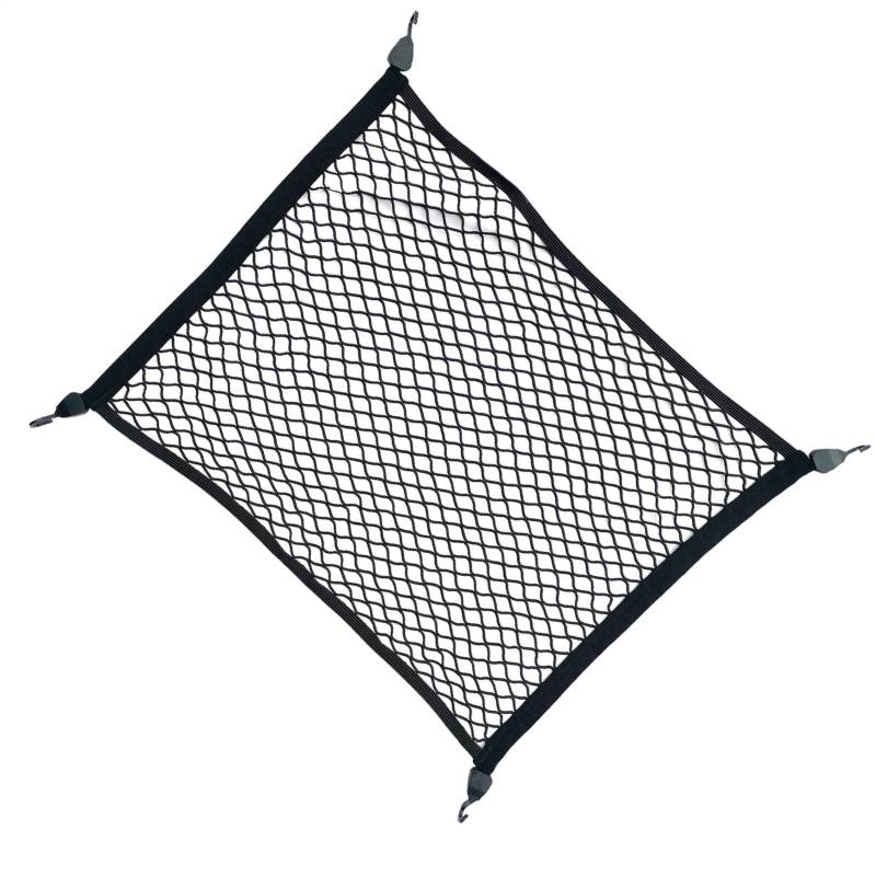 Frachtnetz - Auto Mesh Organizer | Ladungspunkt -Geldbörsenhalter | Hochelastischer Auto -Netto -Gepäckschutz | Automobilorganisation | Fahrerlagernetzbeutel Für Bag Gepäck Haustiere Kinder Kinder von Generic