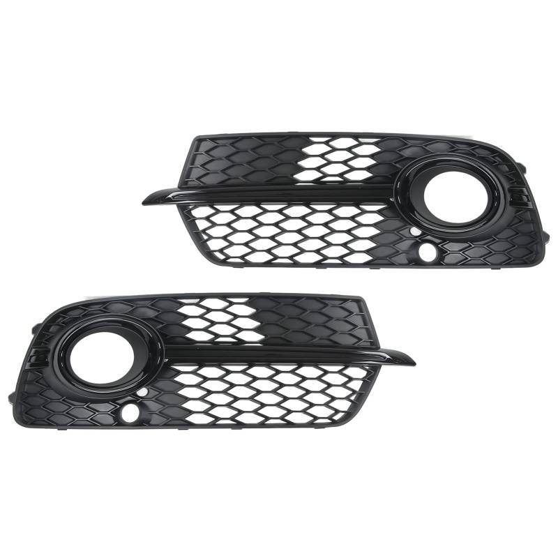 Front Fog Light Kühlergrill Gloss Black Vent Mesh Trimm Ersatz für SQ5 Protective Stylish für 2013-2017 von Generic