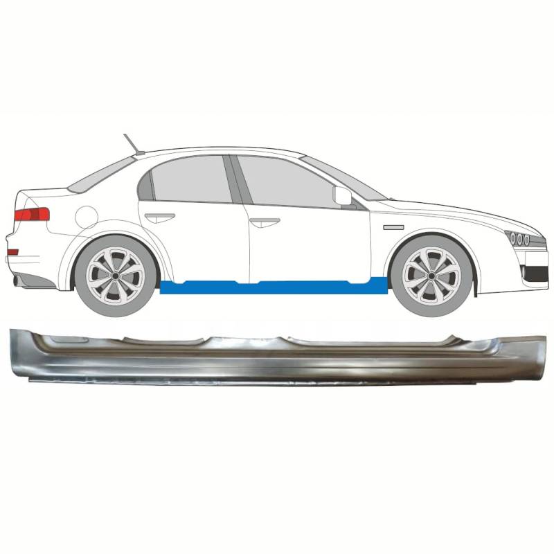 Für Alfa Romeo 159 2005-2012 Schweller Reparaturblech / Rechts von Generic