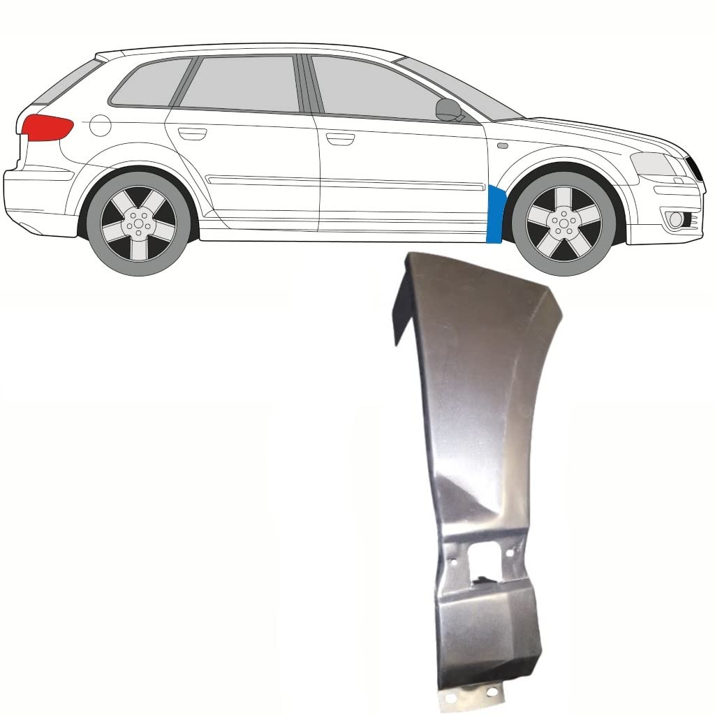 Für Audi A3 8p 2003-2012 Vorne KotflÜgel Reparaturblech/Rechts Für Audi A3 8p 2003-2012 Vorne KotflÜgel Reparaturblech/Rechts von Generic