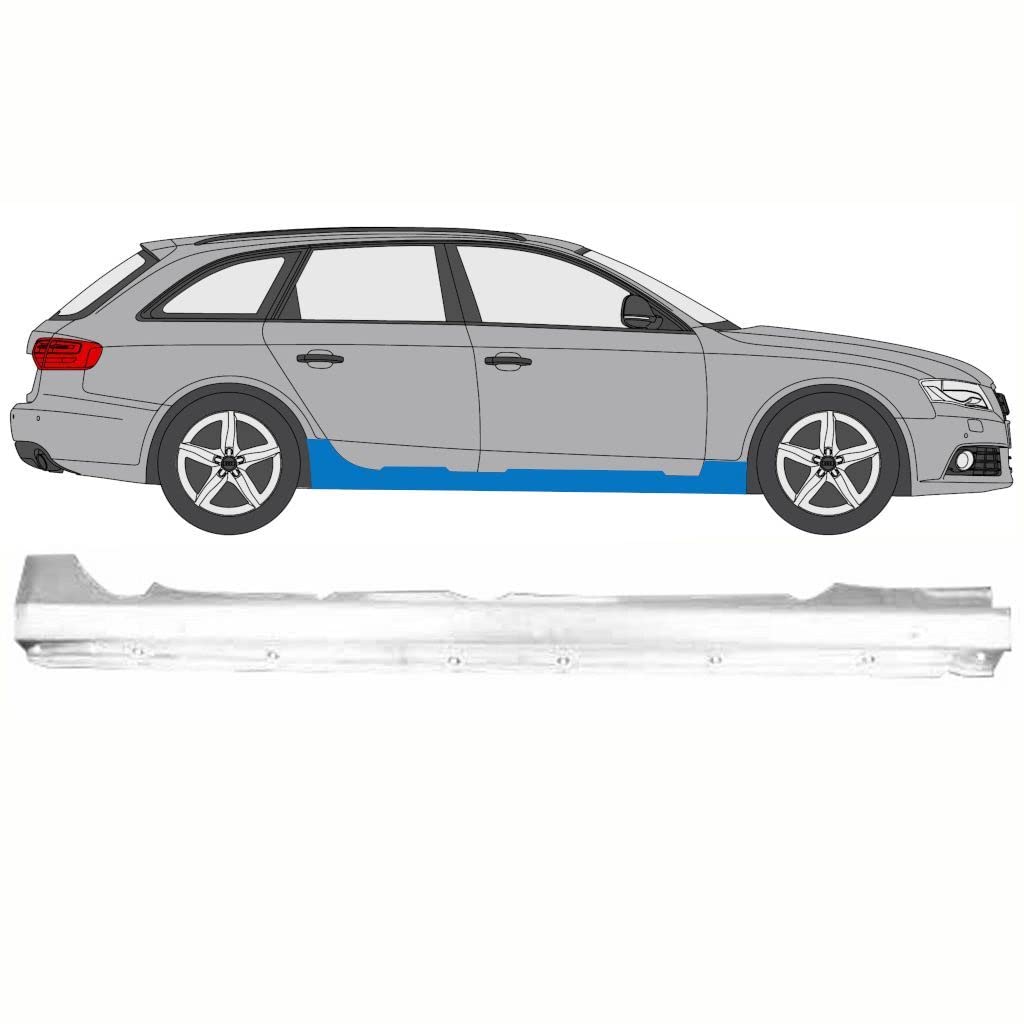 Für Audi A4 B8 2007-2015 Schweller Reparaturblech/Rechts Für Audi A4 B8 2007-2015 Schweller Reparaturblech/Rechts von Generic