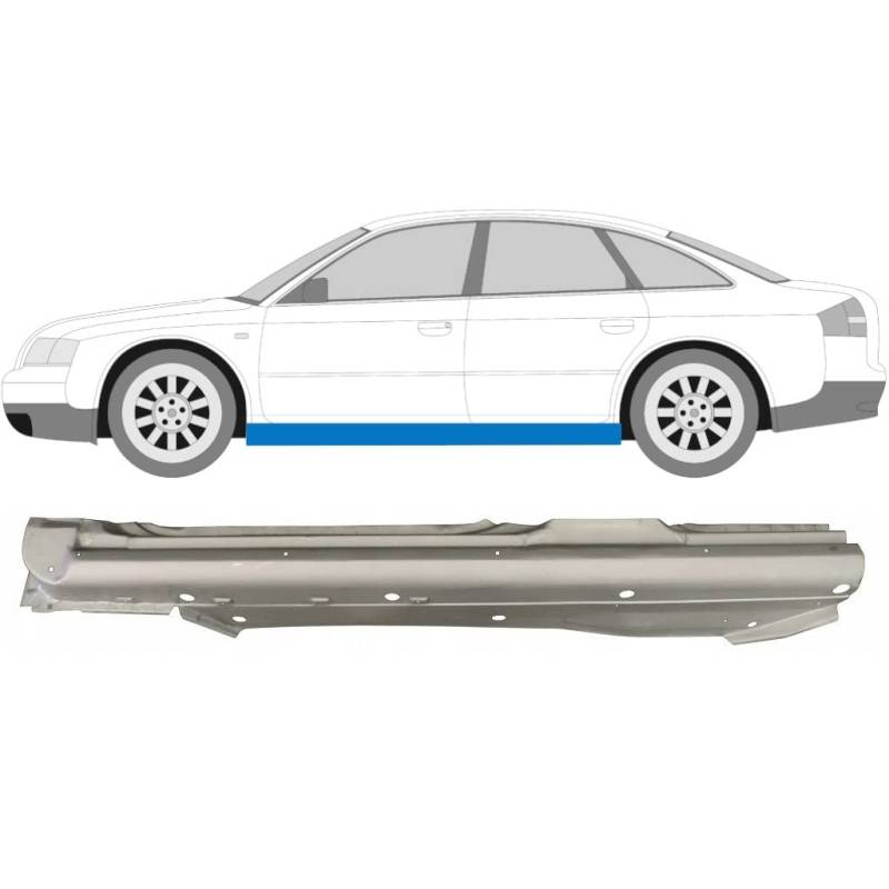 Für Audi A6 C5 1997-2004 Schweller Reparaturblech / Links von Generic