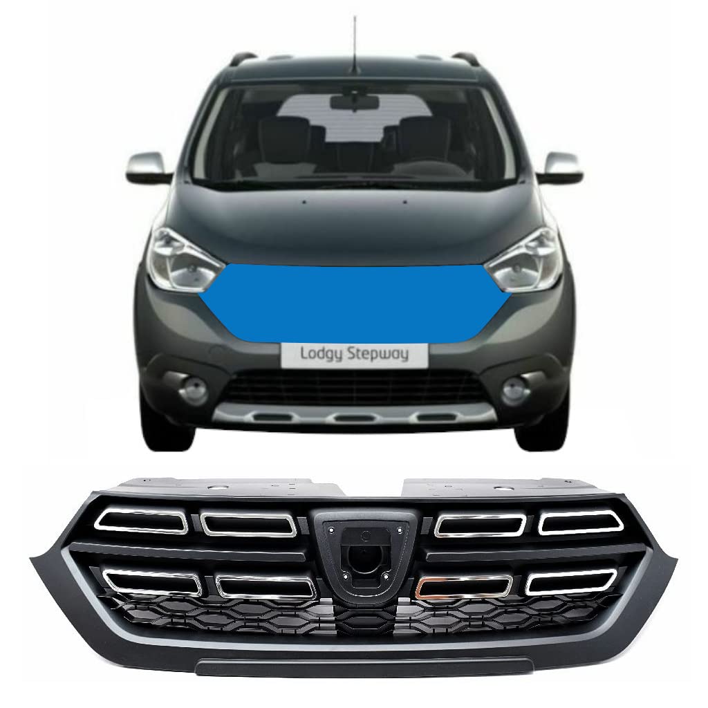 Für Dacia Dokker Stepway 2018 - Polcar Kühlergrill aus Kunststoff für Auto, direkt austauschbar, Zierleiste Für Dacia Dokker Stepway 2018 - Polcar Kühlergrill aus Kunststoff für Auto, direkt austauschbar, Zierleiste von Generic