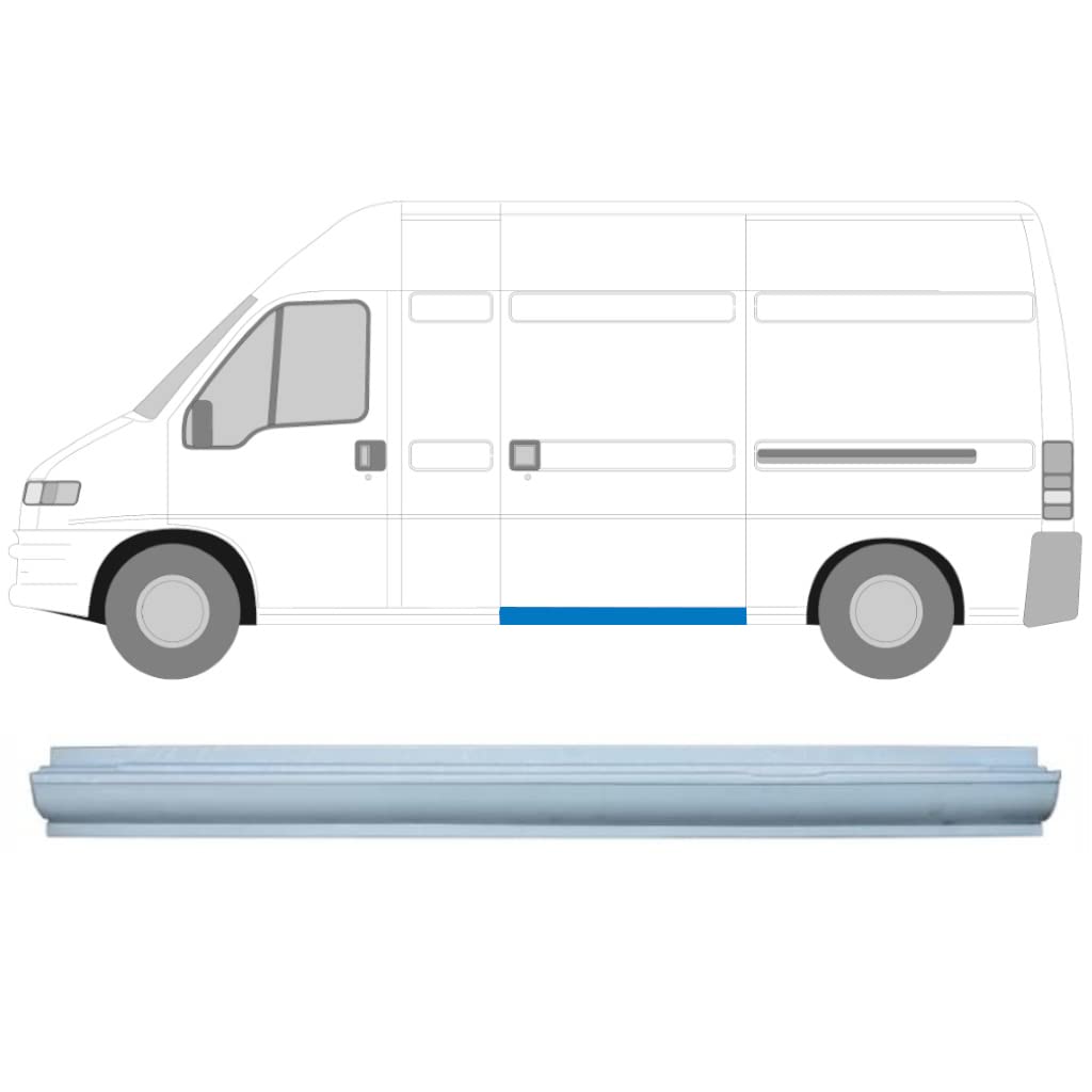 Für Fiat Ducato Boxer Relay 1994-2006 SchiebetÜr Schweller Reparaturblech / Symmetrischal von Generic