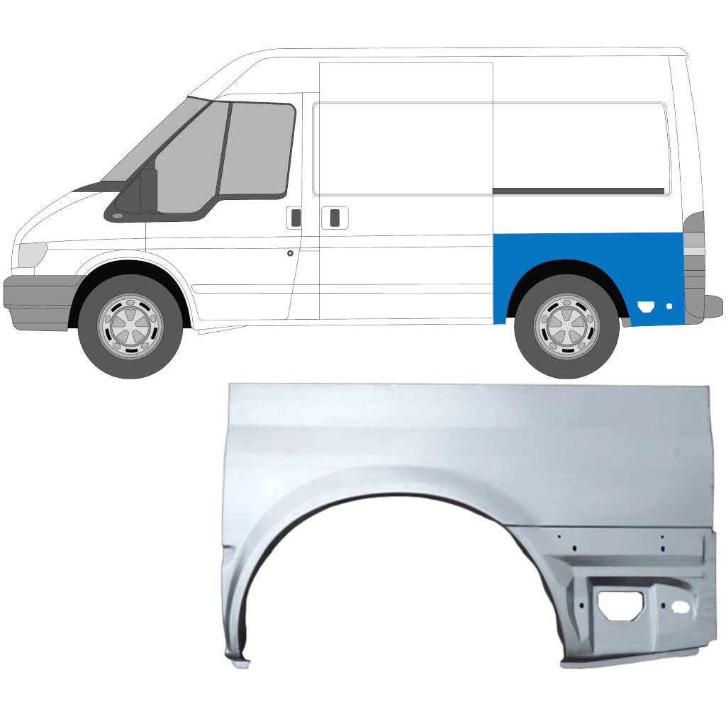 Für Ford Transit 2000-kurz Hinten KotflÜgel Reparaturblech/Links Für Ford Transit 2000-kurz Hinten KotflÜgel Reparaturblech/Links von Generic