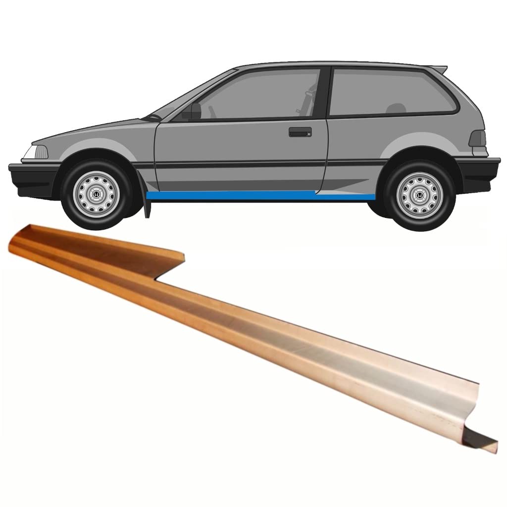 Für Honda Civic 1987-1991 3 Tür Schweller Reparaturblech/Links Für Honda Civic 1987-1991 3 Tür Schweller Reparaturblech/Links von Generic