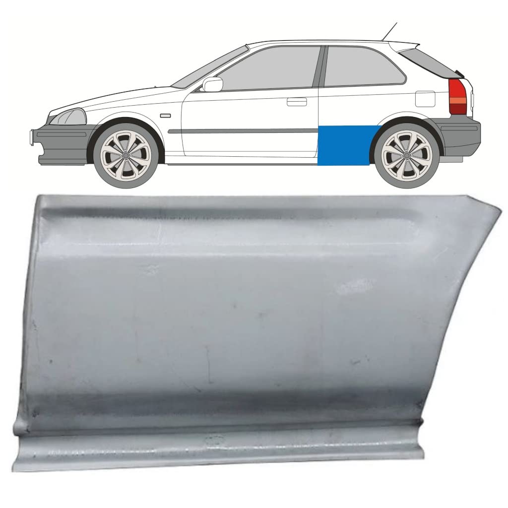 Für Honda Civic 1995-2001 3 Tür Hinten KotflÜgel Reparaturblech/Links Für Honda Civic 1995-2001 3 Tür Hinten KotflÜgel Reparaturblech/Links von Generic