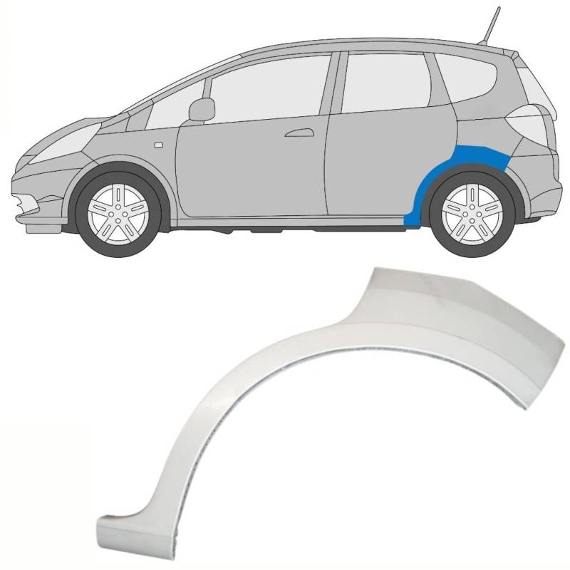 Für Honda Jazz Gd 2008-2015 Radlauf Reparaturblech / Links von Generic