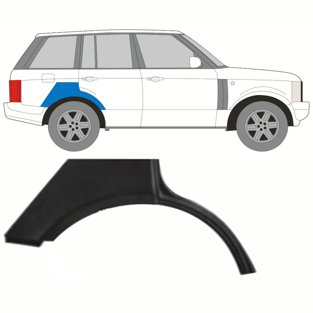Für Land Rover Range Rover 2002-2012 Radlauf Reparaturblech/Rechts Für Land Rover Range Rover 2002-2012 Radlauf Reparaturblech/Rechts von Generic