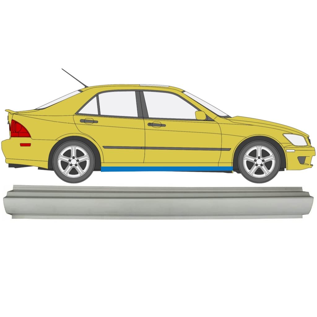 Polcar Für Lexus IS 200 / IS 300 1998-2005 Schweller Reparaturblech, Rechts = Links, Universelle Passform, Eisen, Unlackiert (Unpainted), Auto, Unten Polcar Für Lexus IS 200 / IS 300 1998-2005 Schweller Reparaturblech, Rechts = Links, Universelle Passform, Eisen, Unlackiert (Unpainted), Auto, Unten von Generic