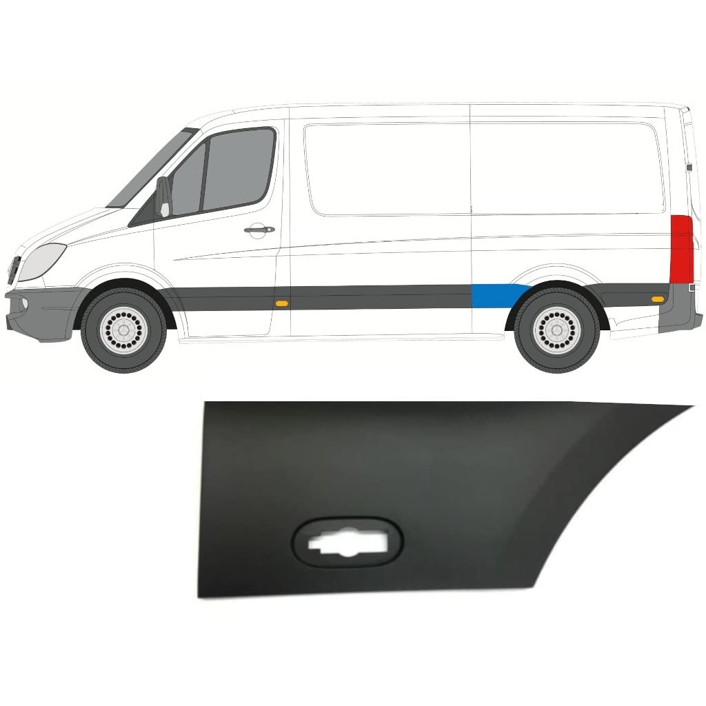 Für Mercedes Sprinter 2006- Hinten KotflÜgel Moulding Trim/Links Für Mercedes Sprinter 2006- Hinten KotflÜgel Moulding Trim/Links von Generic
