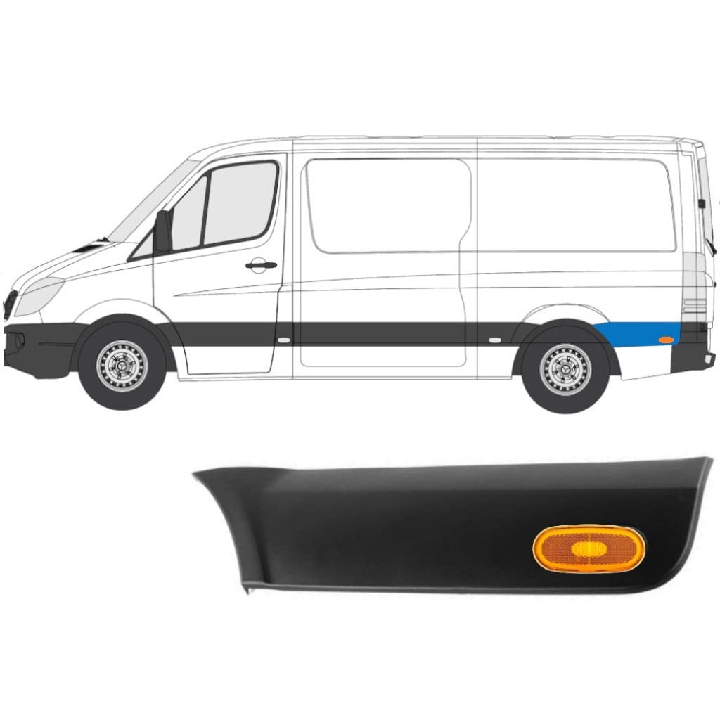 Für Mercedes Sprinter 2006- Hinten KotflÜgel Seitenleiste Heckleuchte/Links Für Mercedes Sprinter 2006- Hinten KotflÜgel Seitenleiste Heckleuchte/Links von Generic