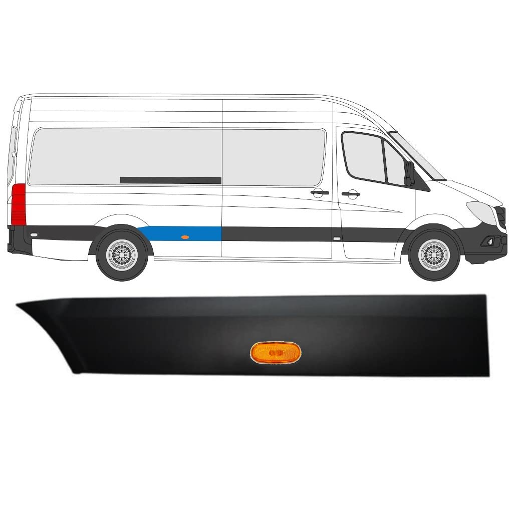 Für Mercedes Sprinter 2006- Lang Hinten KotflÜgel Moulding Trim Markierungsleuchte/Rechts Für Mercedes Sprinter 2006- Lang Hinten KotflÜgel Moulding Trim Markierungsleuchte/Rechts von Generic