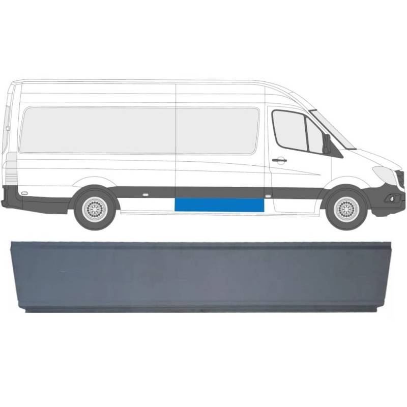 Für Mercedes Sprinter 2006 - Reparaturblech/Rechts = Links von Generic