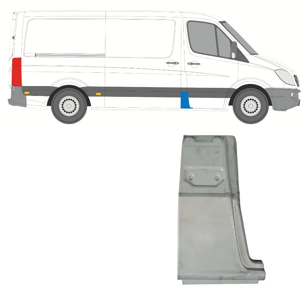 Polcar Für Mercedes Sprinter 2006- SÄule Reparaturblech/Rechts, Universelle Passform, Eisen, Rechts, Oberes Teil Polcar Für Mercedes Sprinter 2006- SÄule Reparaturblech/Rechts, Universelle Passform, Eisen, Rechts, Oberes Teil von Generic