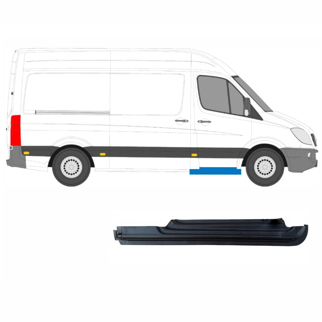 Für Mercedes Sprinter 2006- Vorne Schweller Reparaturblech / Rechts Für Mercedes Sprinter 2006- Vorne Schweller Reparaturblech / Rechts von Generic