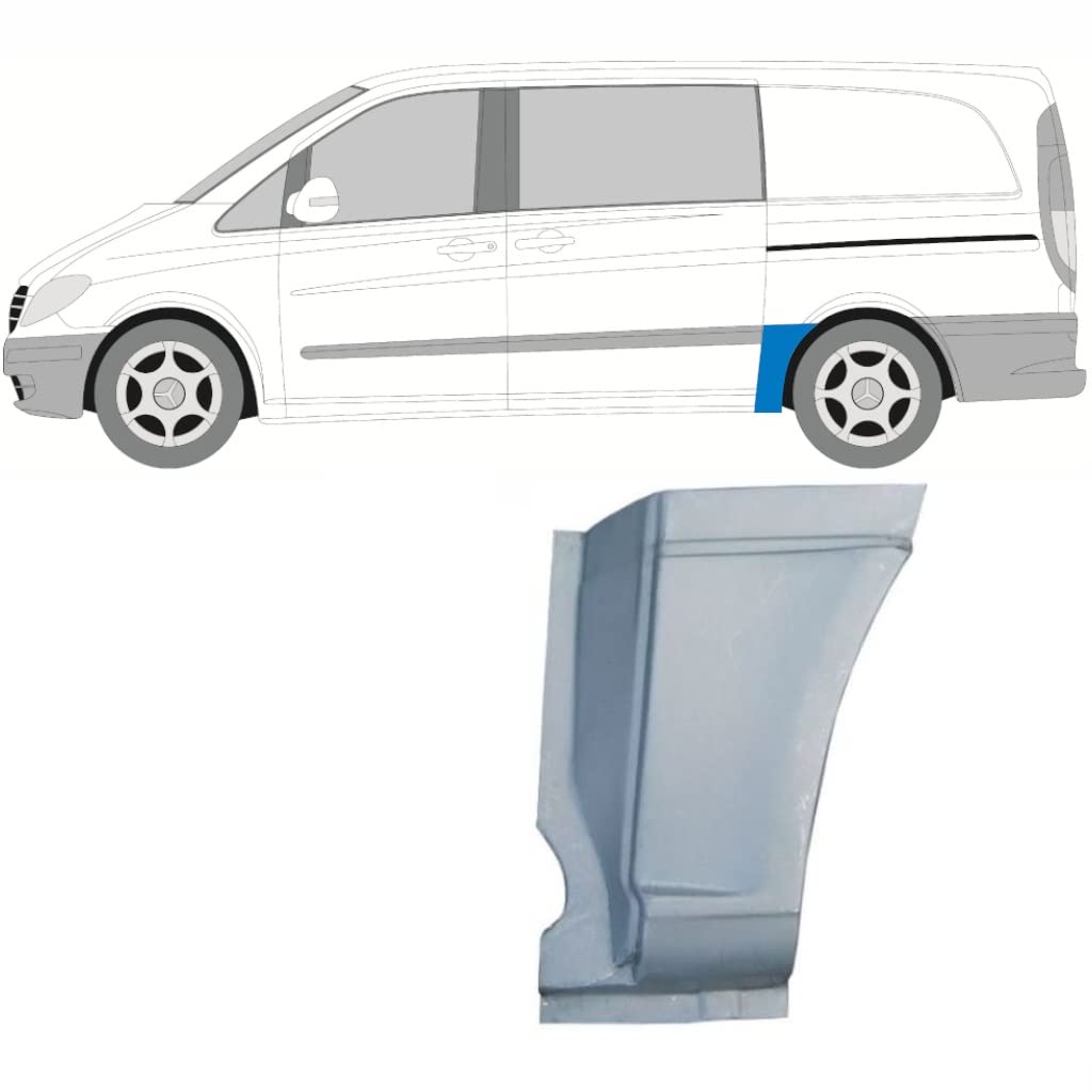 Für Mercedes Vito 2003- Kurz Hinten KotflÜgel Reparaturblech/Links Für Mercedes Vito 2003- Kurz Hinten KotflÜgel Reparaturblech/Links von Generic