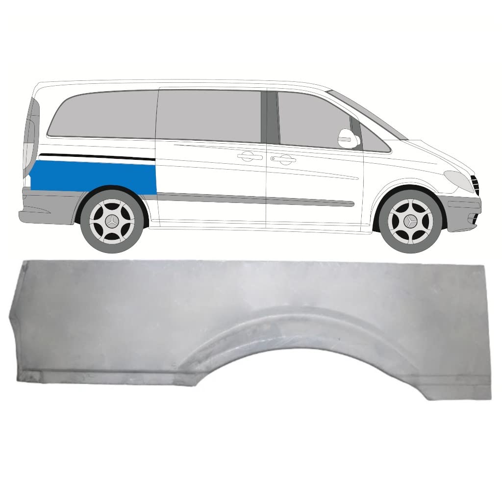 Für Mercedes Vito 2003- Kurz Hinten KotflÜgel Reparaturblech/Rechts Für Mercedes Vito 2003- Kurz Hinten KotflÜgel Reparaturblech/Rechts von Generic