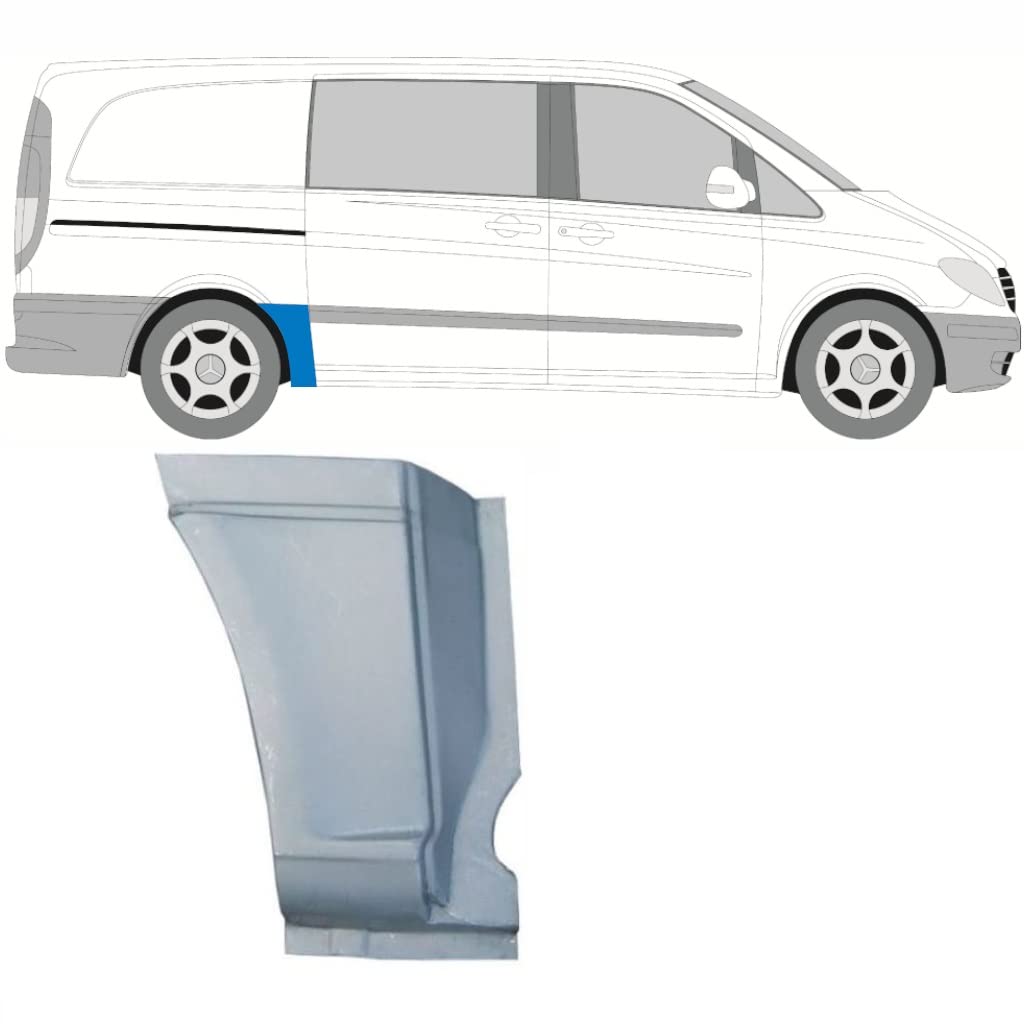 Für Mercedes Vito 2003- Kurz Hinten KotflÜgel Reparaturblech/Rechts Für Mercedes Vito 2003- Kurz Hinten KotflÜgel Reparaturblech/Rechts von Generic