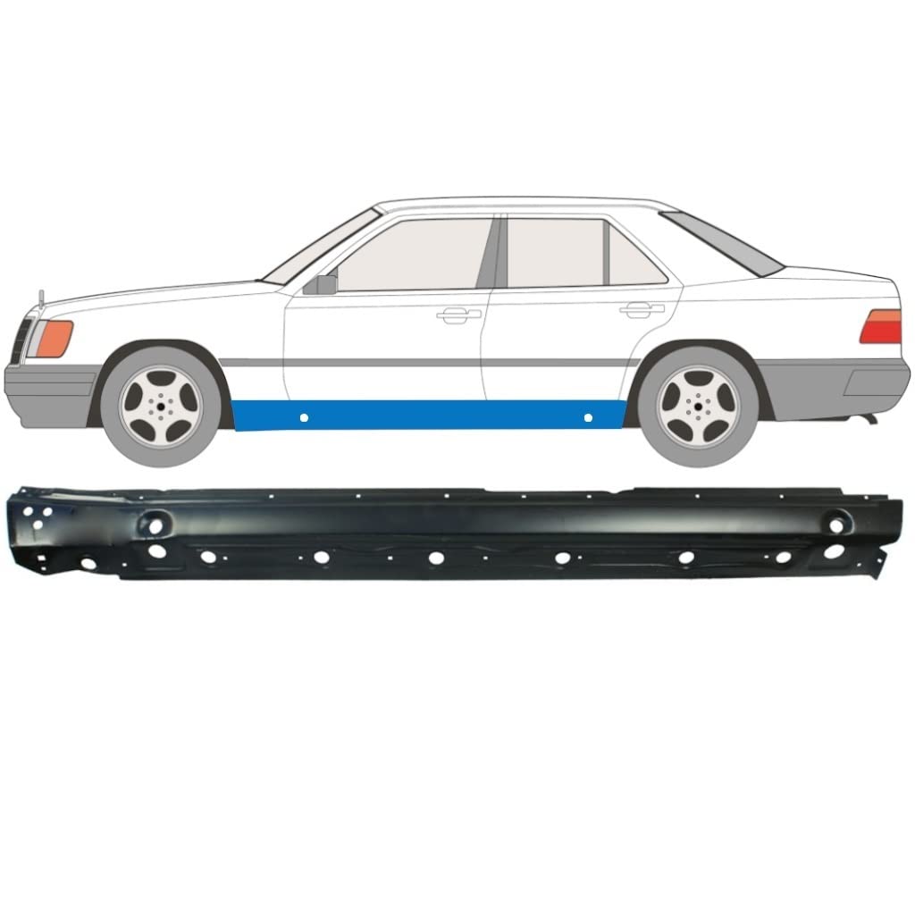 Polcar Für Mercedes E-Klasse W124 1984-1996 Links Schweller Reparaturblech aus Stahl Polcar Für Mercedes E-Klasse W124 1984-1996 Links Schweller Reparaturblech aus Stahl von Generic