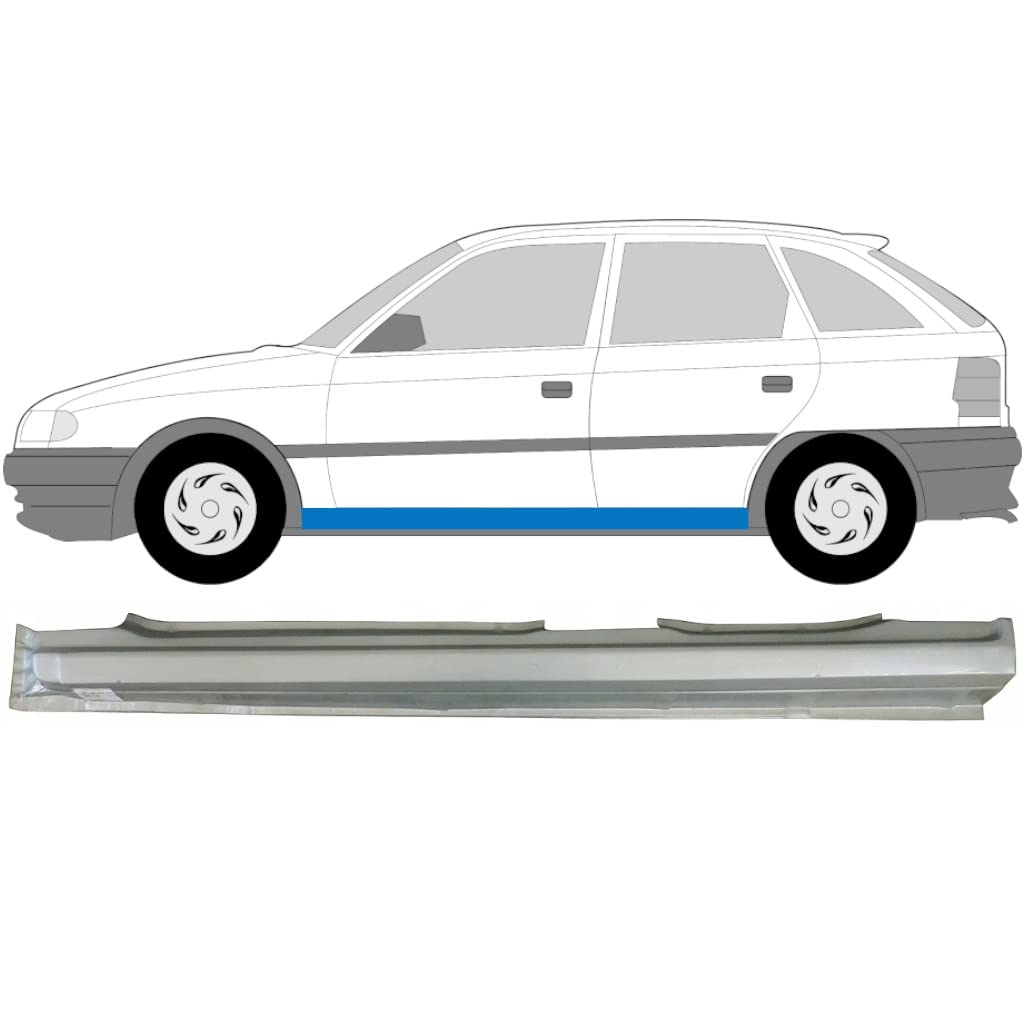 Für Opel Astra 1991-2002 4/5 Tür Schweller Reparaturblech/Links Für Opel Astra 1991-2002 4/5 Tür Schweller Reparaturblech/Links von Generic