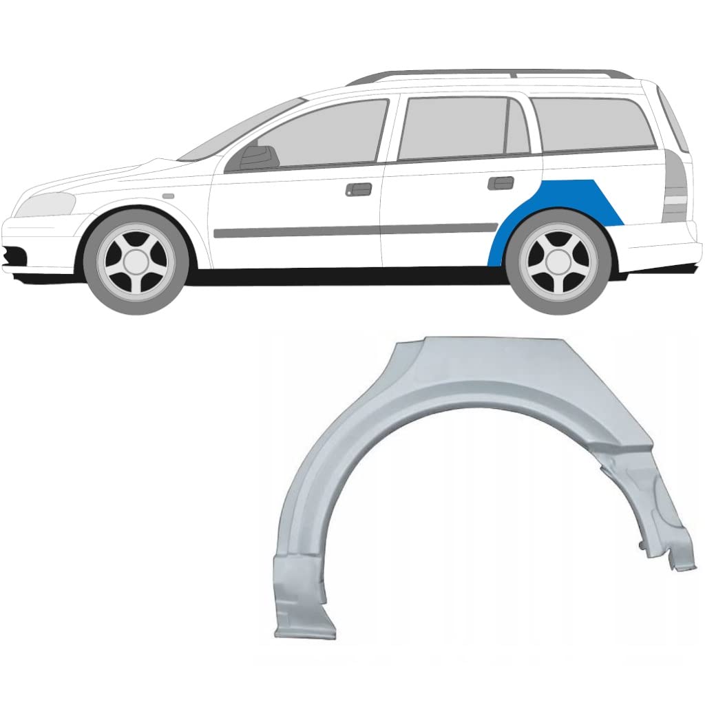 Für Opel Astra 1998-2009 Kombi Radlauf Reparaturblech / Links von Generic