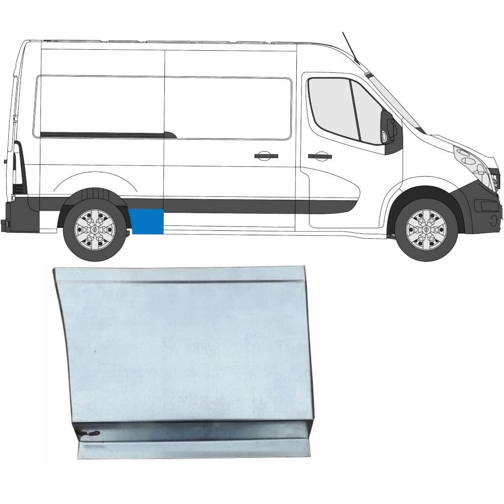 Für Opel Movano/R Master 2010- Hinten KotflÜgel Reparaturblech/Rechts Für Opel Movano/R Master 2010- Hinten KotflÜgel Reparaturblech/Rechts von Generic