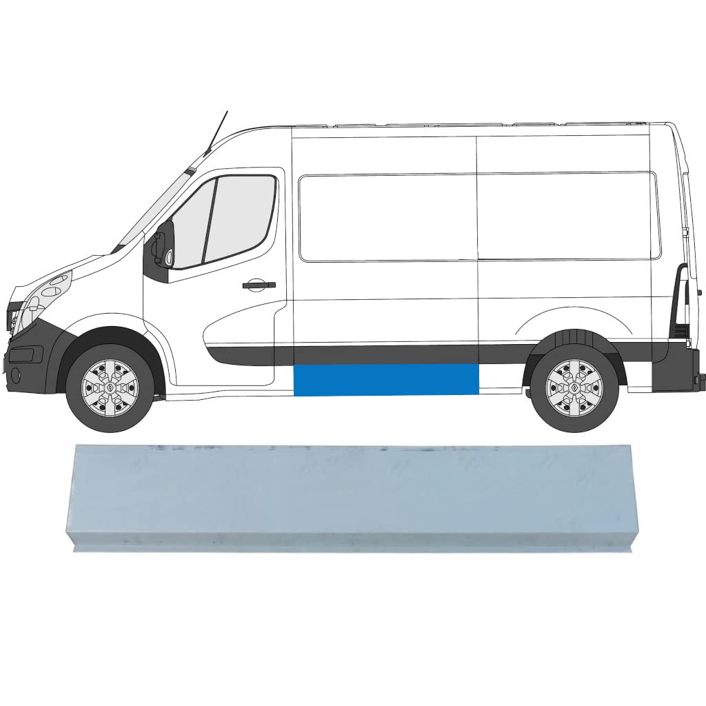 Für Opel Movano/R Master 2010- Seite Reparaturblech/Links Für Opel Movano/R Master 2010- Seite Reparaturblech/Links von Generic