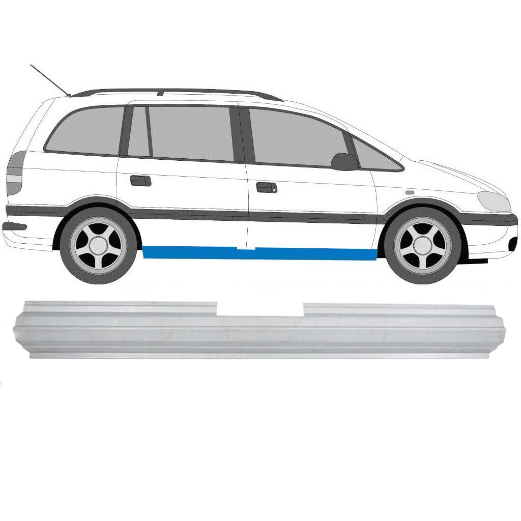 Für Opel Zafira 1999-2005 Schweller Reparaturblech/Rechts = Links Für Opel Zafira 1999-2005 Schweller Reparaturblech/Rechts = Links von Generic