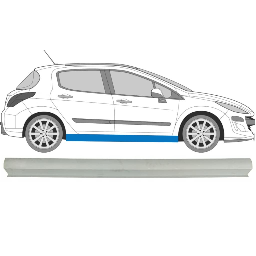 Für Peugeot 308 2007-2013 Schweller Reparaturblech/Rechts Für Peugeot 308 2007-2013 Schweller Reparaturblech/Rechts von Generic