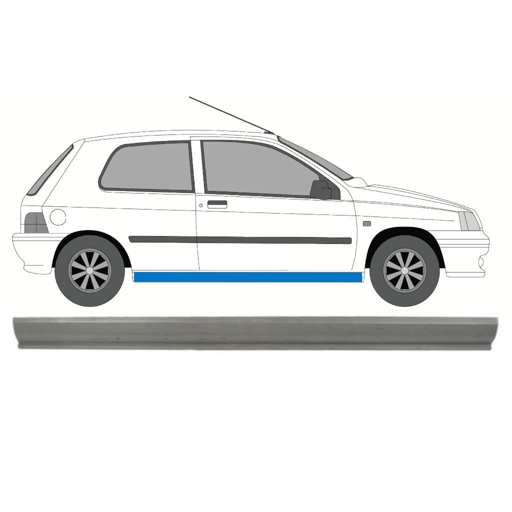 Für Renault Clio 1990-1998 3/5 Tür Schweller Reparaturblech / Rechts von Generic