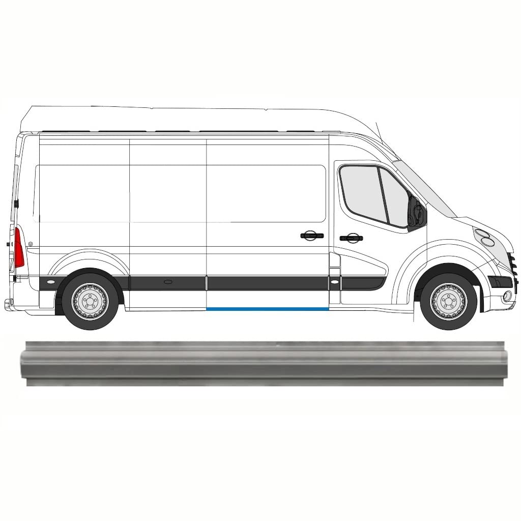 Für Renault Master 2010- SchiebetÜr Schweller Reparaturblech/Rechts Für Renault Master 2010- SchiebetÜr Schweller Reparaturblech/Rechts von Generic