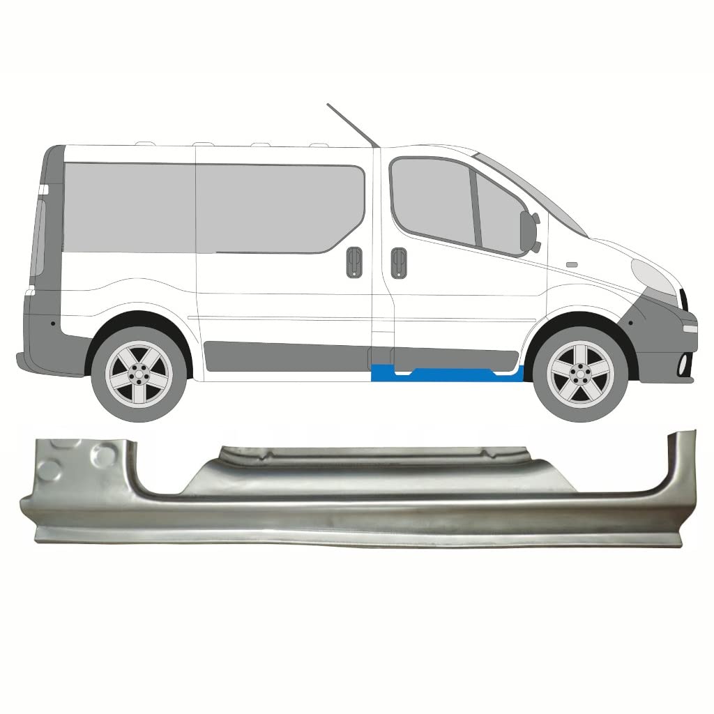 Für Renault Trafic Opel Vivaro 2001-2014 Schweller Reparaturblech / Rechts Für Renault Trafic Opel Vivaro 2001-2014 Schweller Reparaturblech / Rechts von Generic