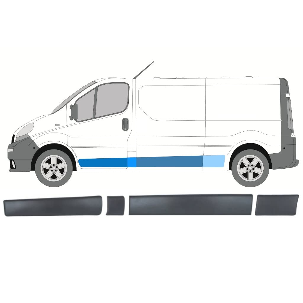 Für Renault Trafic Opel Vivaro Primastar 2001-2014 Seitenleisten Satz/Links von Generic