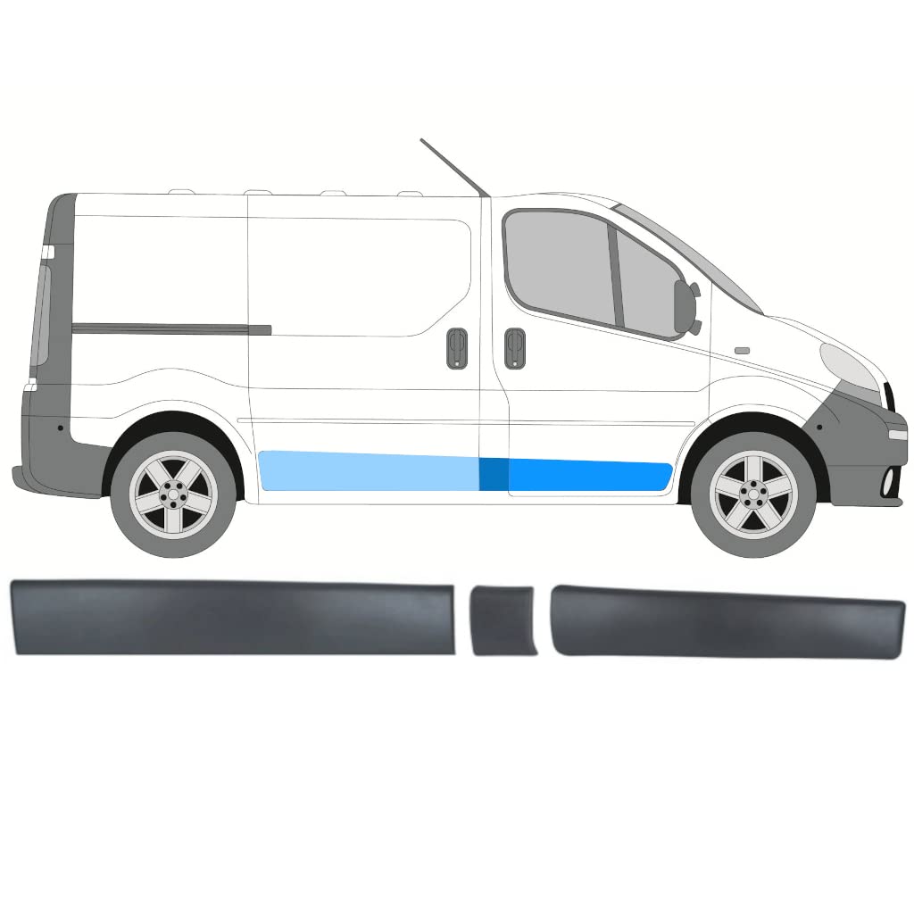 Für Renault Trafic Opel Vivaro Primastar 2001-2014 Seitenleisten Satz/Rechts von Generic