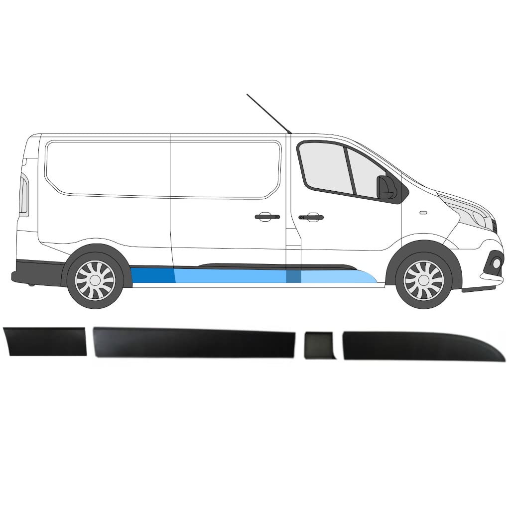 Für Renault Trafic Opel Vivaro Talento 2014- Seitenleisten Satz/Rechts Für Renault Trafic Opel Vivaro Talento 2014- Seitenleisten Satz/Rechts von Generic