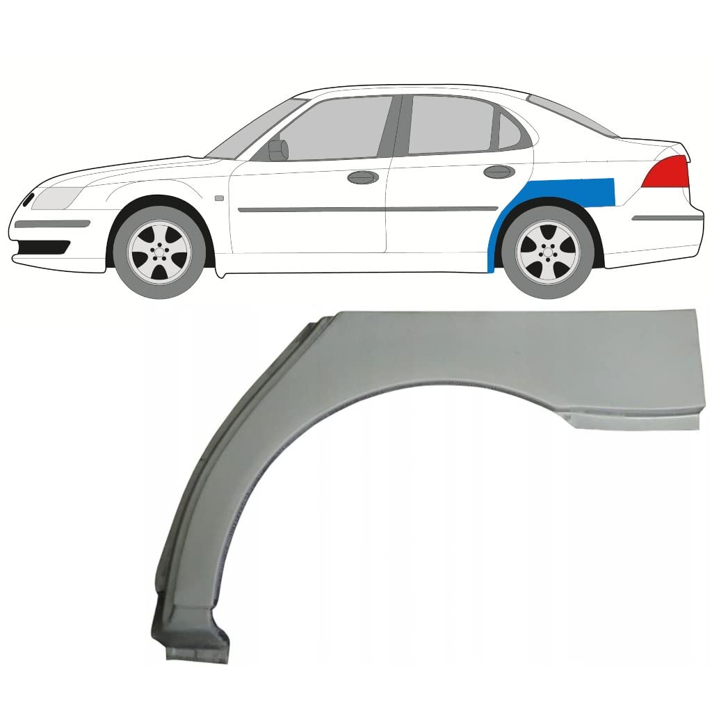 Für Saab 9-3 2002-2012 Radlauf Reparaturblech/Links Für Saab 9-3 2002-2012 Radlauf Reparaturblech/Links von Generic