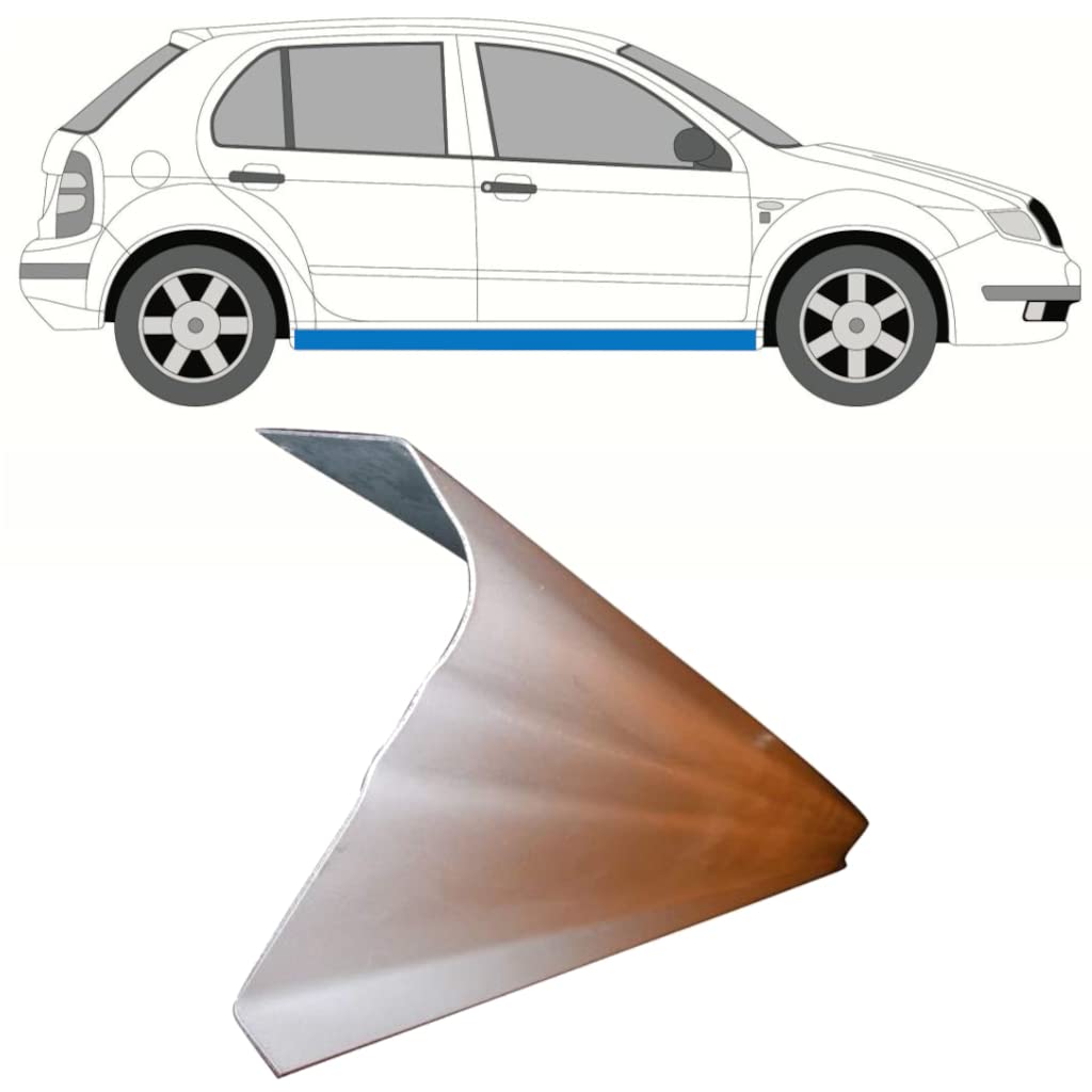 Polcar Für Skoda Fabia 1999-2007 Schweller Reparaturblech/Rechts = Links, Universelle Passform, Legierter Stahl, Unterteil Polcar Für Skoda Fabia 1999-2007 Schweller Reparaturblech/Rechts = Links, Universelle Passform, Legierter Stahl, Unterteil von Generic
