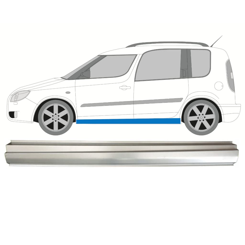 Für Skoda Roomster 2006-2015 Schweller Reparaturblech / Links von Generic