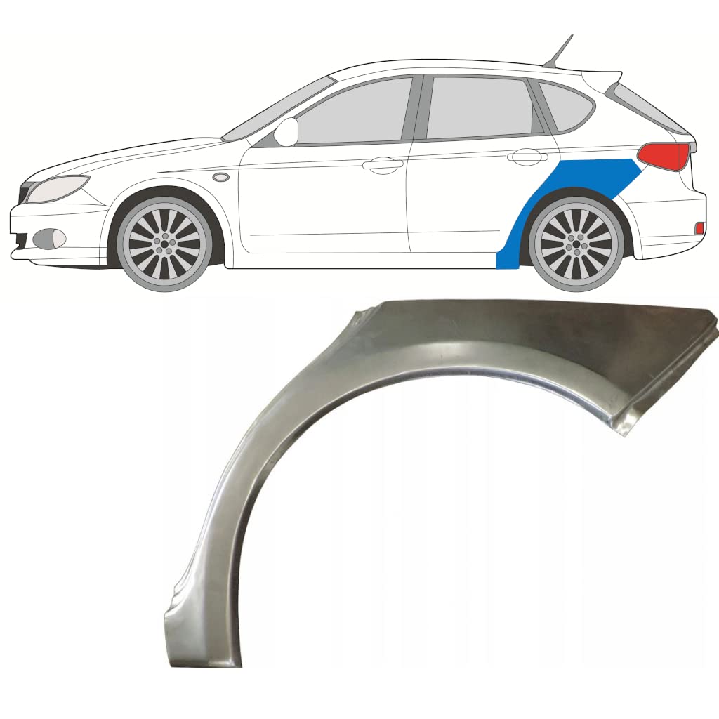 Für Subaru Impreza 2007-2013 Radlauf Reparaturblech/Links Für Subaru Impreza 2007-2013 Radlauf Reparaturblech/Links von Generic