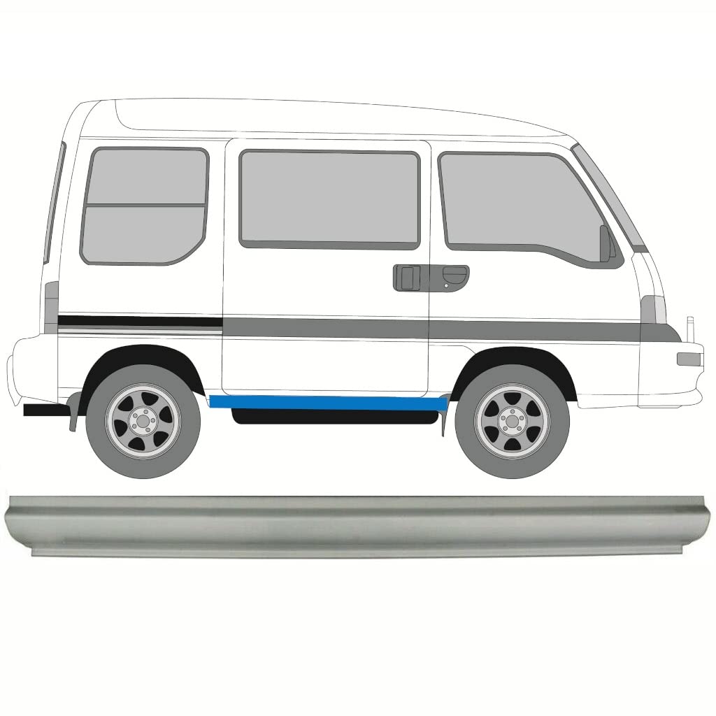 Für Subaru Libero 1983-1998 Schweller Reparaturblech Symmetrisch Für Subaru Libero 1983-1998 Schweller Reparaturblech Symmetrisch von Generic