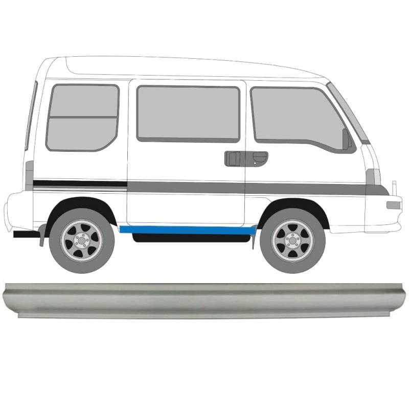 Für Subaru Libero 1983-1998 Schweller Reparaturblech Symmetrisch von Generic