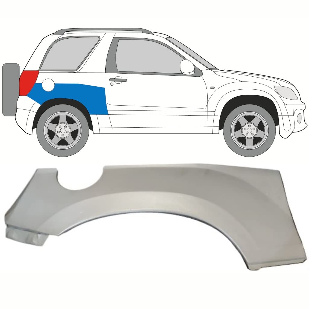 Für Suzuki Grand Vitara 2005-2012 Radlauf Reparaturblech/Rechts Für Suzuki Grand Vitara 2005-2012 Radlauf Reparaturblech/Rechts von Generic