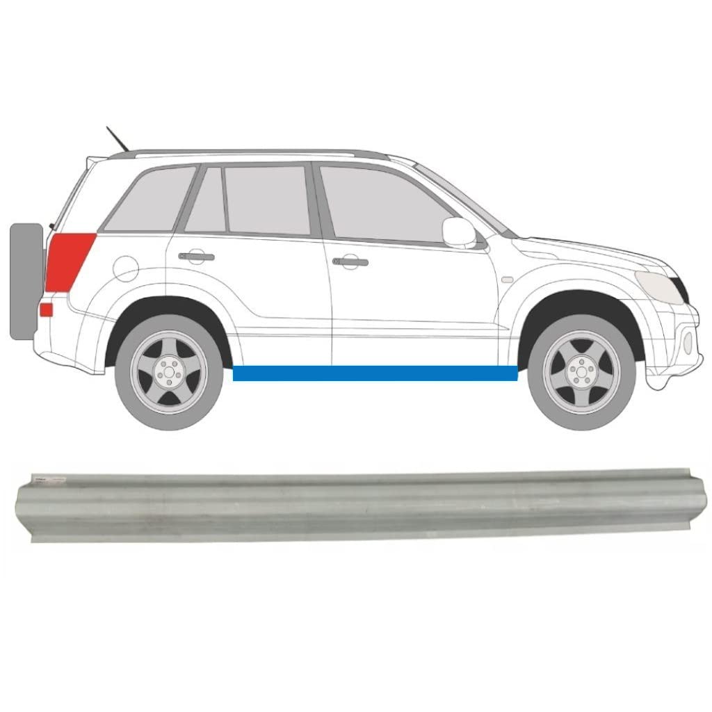 Für Suzuki Grand Vitara 2005-2012 Schweller Reparaturblech/Rechts = Links Für Suzuki Grand Vitara 2005-2012 Schweller Reparaturblech/Rechts = Links von Generic