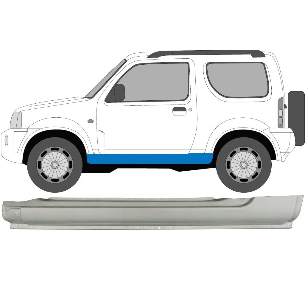 Polcar Für Suzuki Jimny 1998-2018 Voll Schweller Reparaturblech Links, Eisen, Universelle Passform Polcar Für Suzuki Jimny 1998-2018 Voll Schweller Reparaturblech Links, Eisen, Universelle Passform von Generic