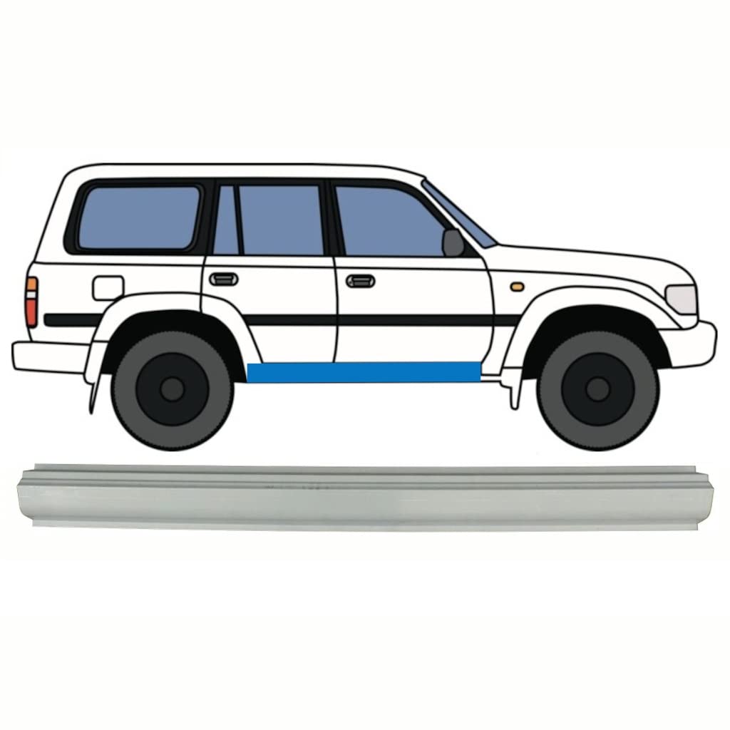 Für Toyota Land Cruiser 1990-1996 Schweller Reparaturblech/Rechts = Links Für Toyota Land Cruiser 1990-1996 Schweller Reparaturblech/Rechts = Links von Generic