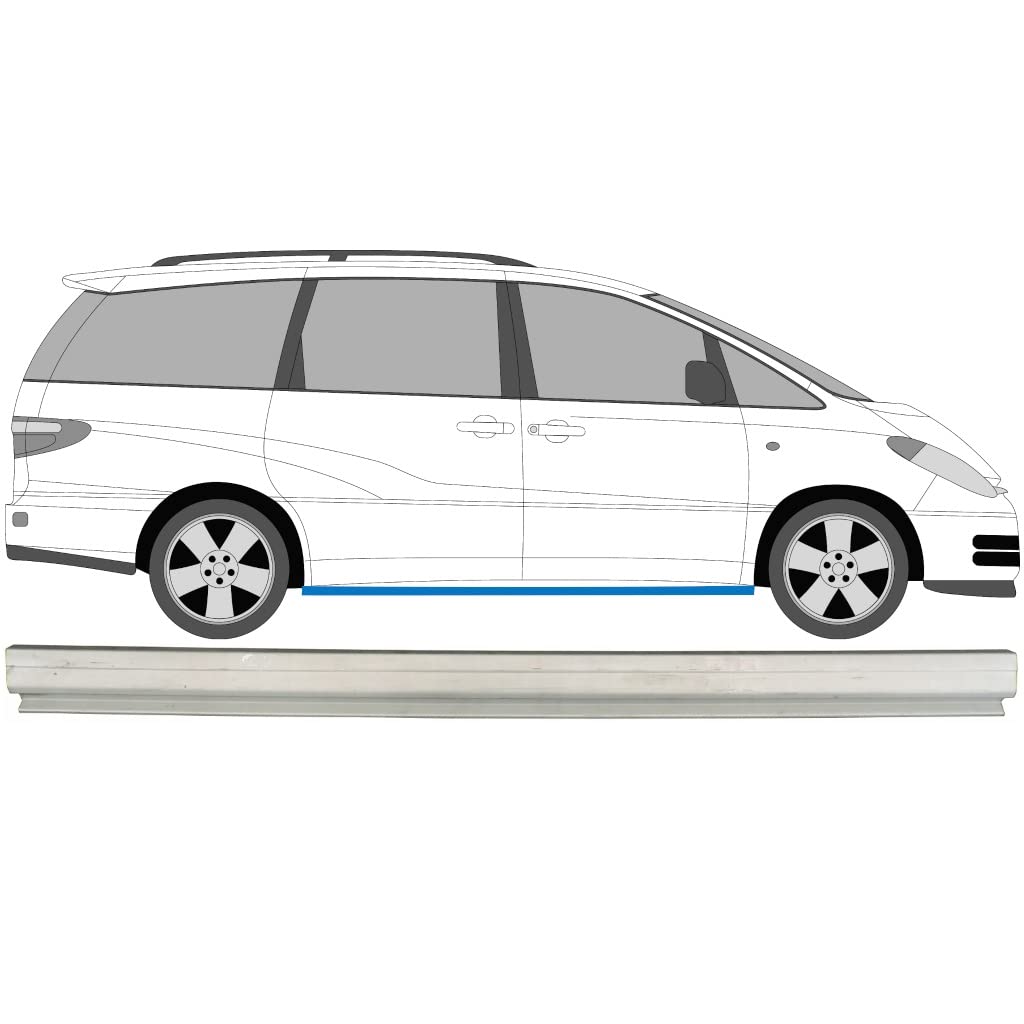 Für Toyota Previa 2000-2005 Schweller Reparaturblech/Rechts = Links Für Toyota Previa 2000-2005 Schweller Reparaturblech/Rechts = Links von Generic