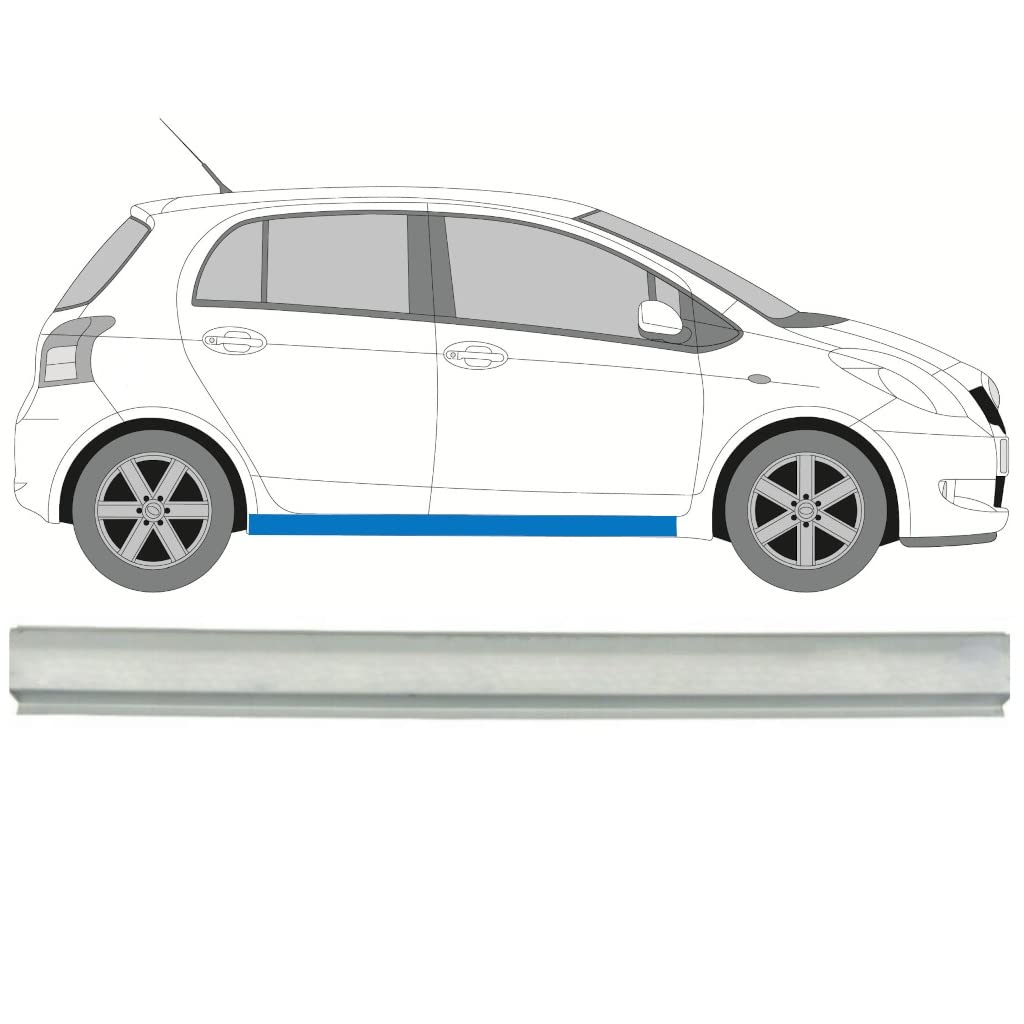 Für Toyota Yaris 2006-2011 Schweller Reparaturblech/Rechts = Links Für Toyota Yaris 2006-2011 Schweller Reparaturblech/Rechts = Links von Generic