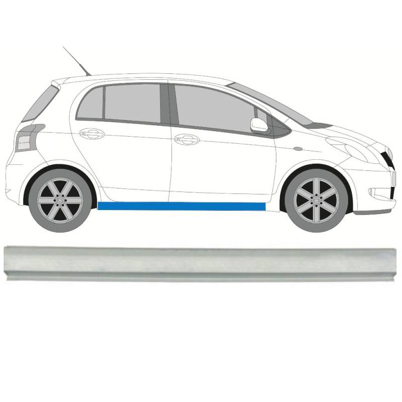 Für Toyota Yaris 2006-2011 Schweller Reparaturblech/Rechts = Links von Generic